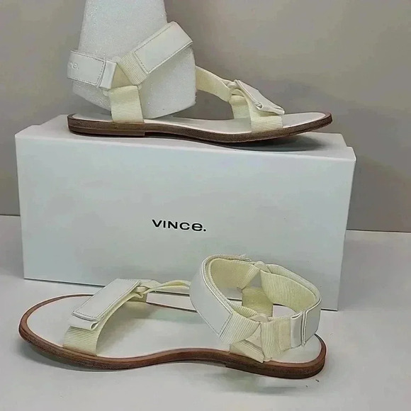 Vince slingback leather upper sandal size 36.5 - Picture 8 of 8